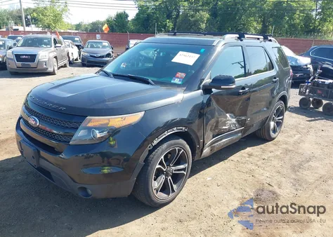 2015 Ford Explorer Sport z USA, uszkodzony, nr VIN 1FM5K8GTXFGA00534
